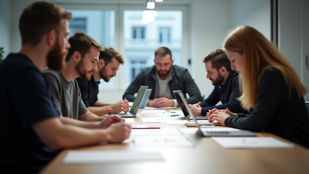 Týmový design systém v akci — více lidí pracuje na jednom projektu s konzistentním designem